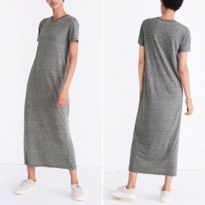Madewell Rivet & Thread Midi Tee Dress Gray XS
